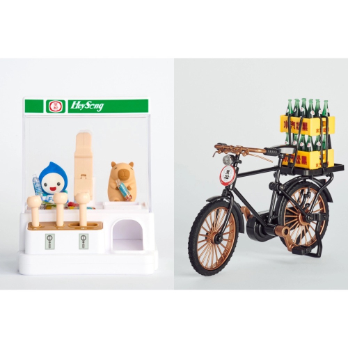 現貨不用等 黑松 復古 送貨 腳踏車 黑松 飲料 夾娃娃機