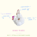 𝗆𝗈𝗂 𝗈𝖻𝗃𝖾𝖼𝗍 韓國流行兔兔吊飾𖤐ˊ˗ 毛絨娃娃 手作吊飾-規格圖8