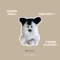 𝗆𝗈𝗂 𝗈𝖻𝗃𝖾𝖼𝗍 韓國流行狗狗吊飾⁺⊹ ﾟ毛絨娃娃 手作鑰匙圈-規格圖7