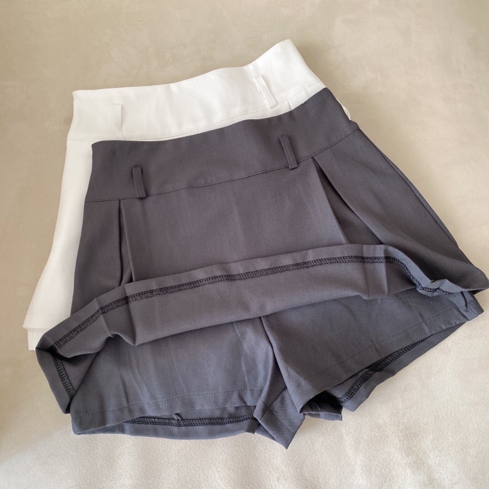 Wei.Hsin_（現貨）高腰彈性百褶褲裙#25071-細節圖9