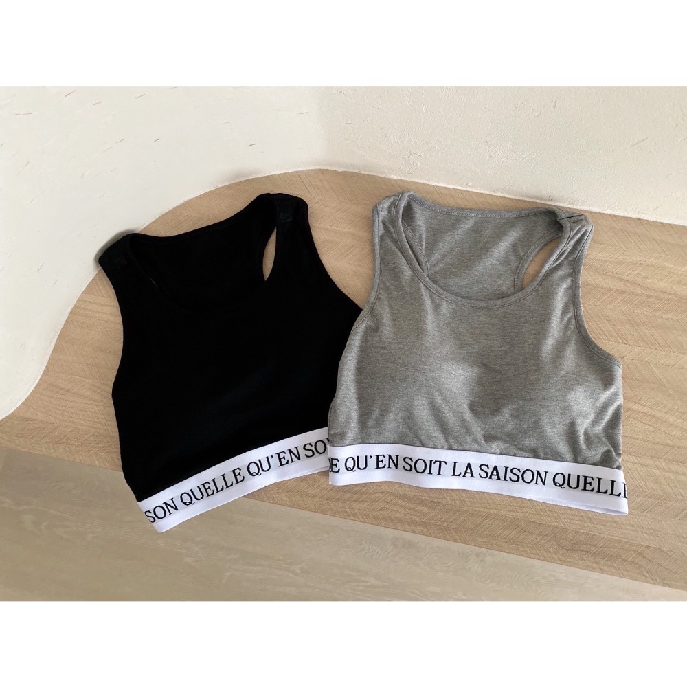 Wei.Hsin_ （現貨）字母繃帶寬褲套裝#1090-細節圖9