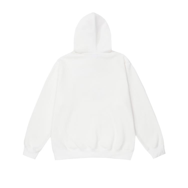 DM-D1233 330g抓絨連帽衛衣 黑色 白色-細節圖3