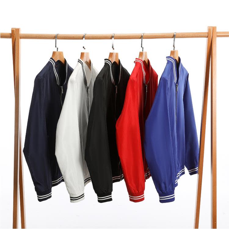 風衣 秋冬裝工作服耐穿訂製印字logo班服長袖餐廳火鍋店服務員餐飲-細節圖4