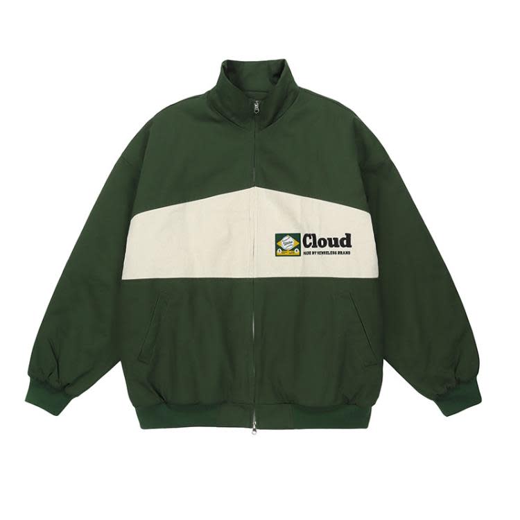 F233 斜紋棉衣外套 紅色 綠色 S-XL 100%棉-細節圖2