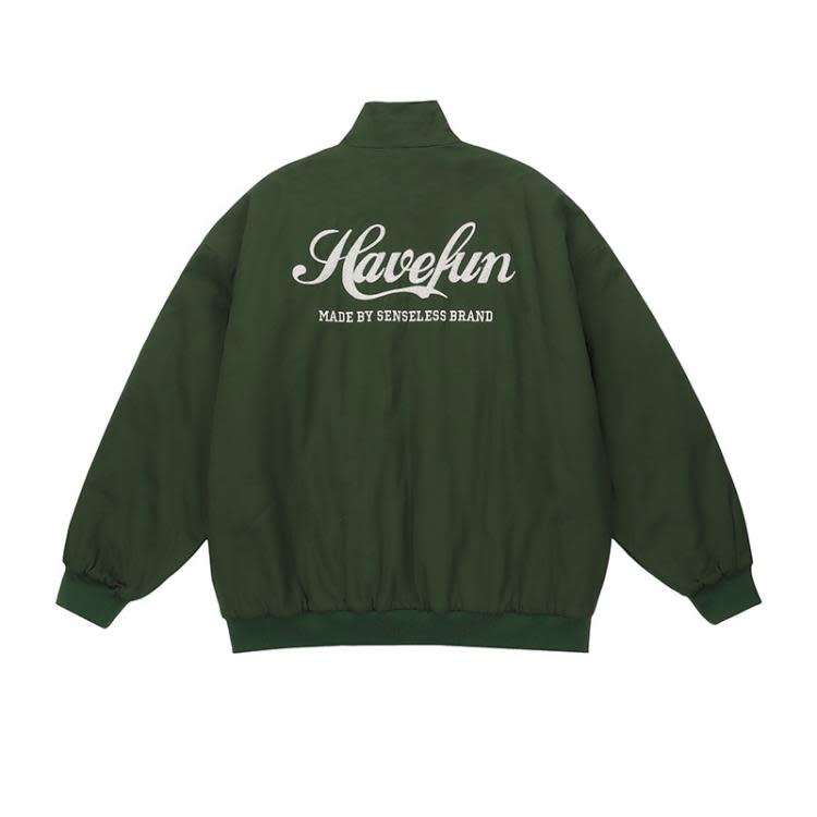 F233 斜紋棉衣外套 紅色 綠色 S-XL 100%棉-細節圖3
