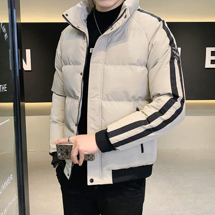 羽絨外套 加厚棉衣服男生外套時尚正韓寬松保暖冬季棉襖帥氣服外套-細節圖2