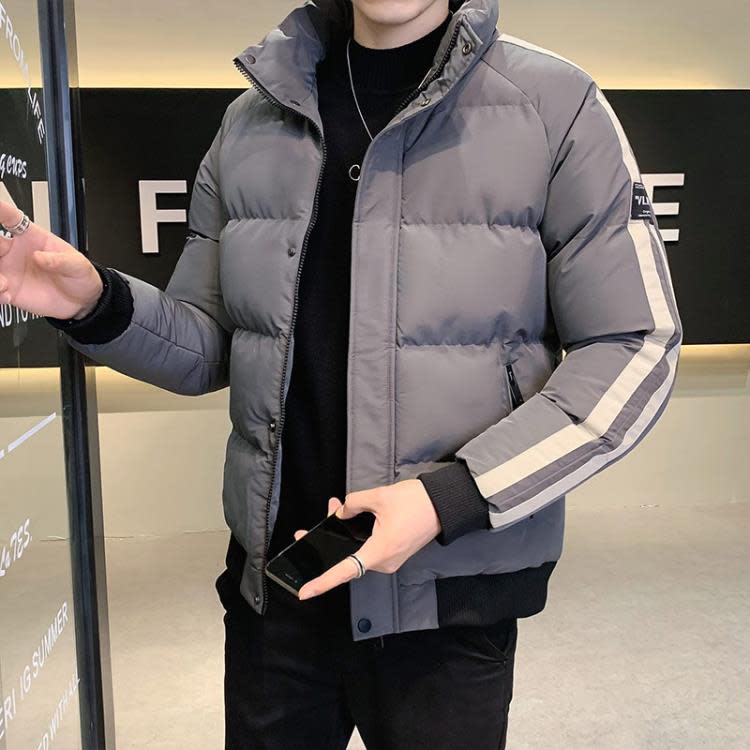 羽絨外套 加厚棉衣服男生外套時尚正韓寬松保暖冬季棉襖帥氣服外套-細節圖4