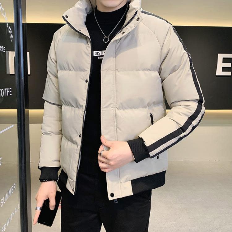 羽絨外套 加厚棉衣服男生外套時尚正韓寬松保暖冬季棉襖帥氣服外套-細節圖7
