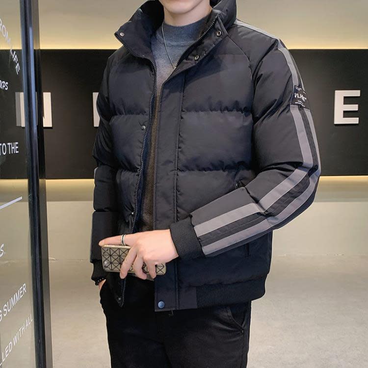 羽絨外套 加厚棉衣服男生外套時尚正韓寬松保暖冬季棉襖帥氣服外套-細節圖8