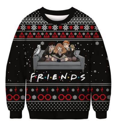 衛衣 卡通皮卡圣誕3D印花情侶連帽時尚套頭衫上衣批髮-細節圖2