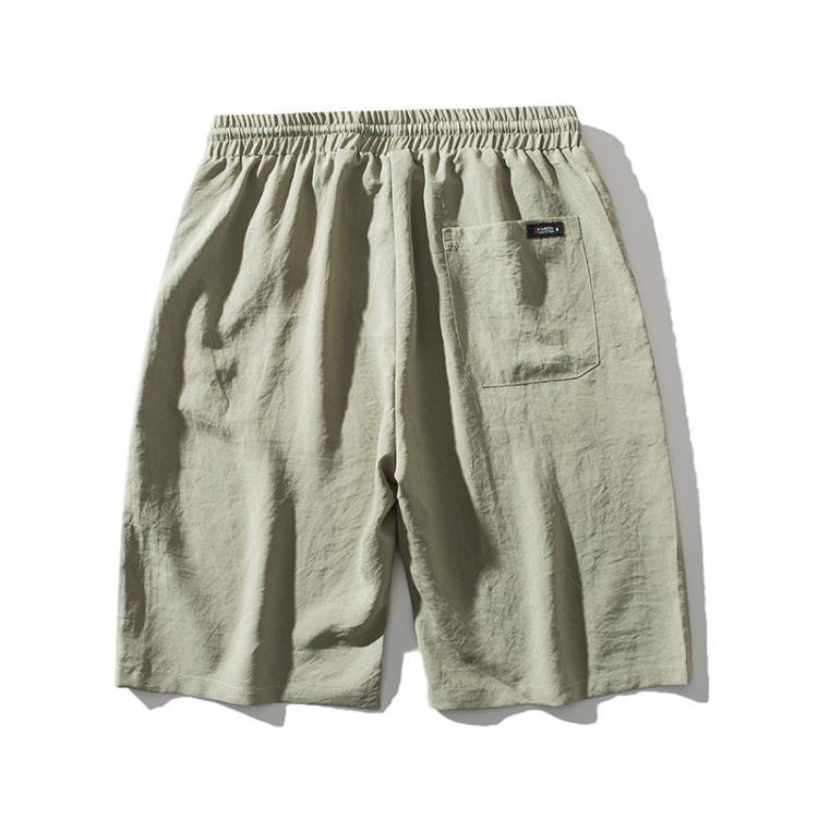 短褲 -夏季新款男式休閒 時尚潮流 親膚透氣男士運動五分中褲男式-細節圖5