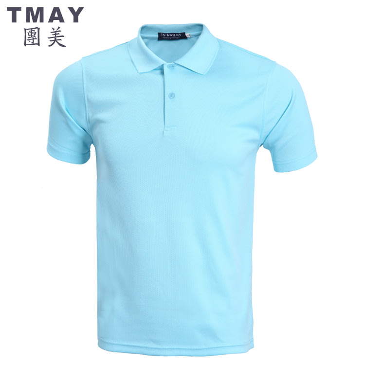 短袖T恤 速干翻領工作服訂製運動polo廣告衫刺繡戶外活動t恤印字批髮-細節圖6