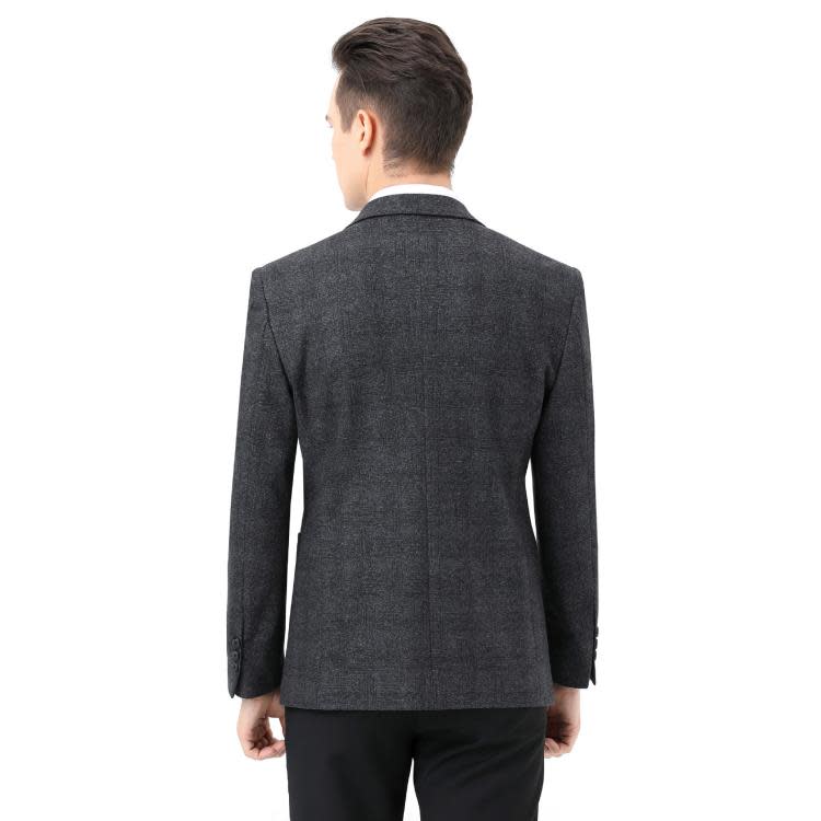 品牌新款男士商務西服休閒西裝外套男單西春秋季中年爸爸單件上衣-細節圖4