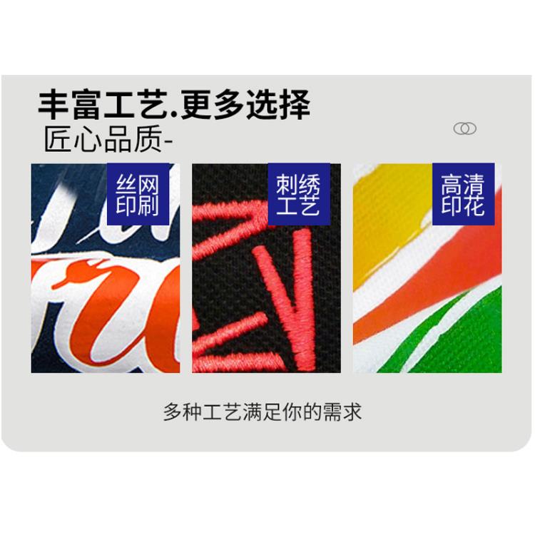 短袖T恤 純棉polo衫訂製t恤女班服翻領廣告文化衫夏季工作服印字logo-細節圖3