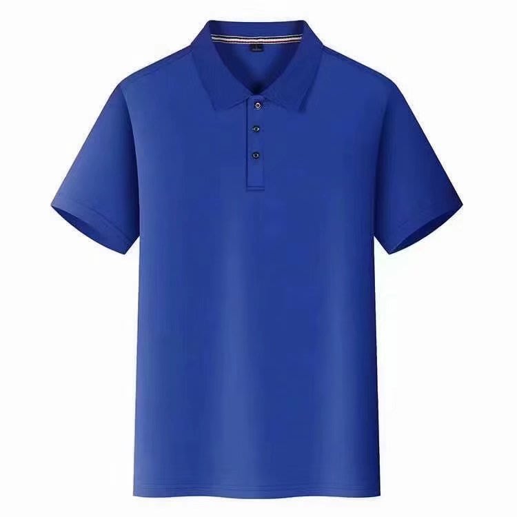 短袖T恤 純棉polo衫訂製t恤女班服翻領廣告文化衫夏季工作服印字logo-細節圖6
