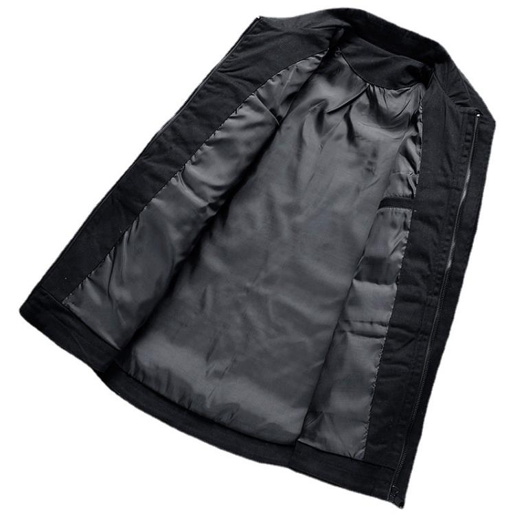 夾克 潮牌男裝外套男2023春秋季新款上衣時尚翻領休閒工裝男士-細節圖4