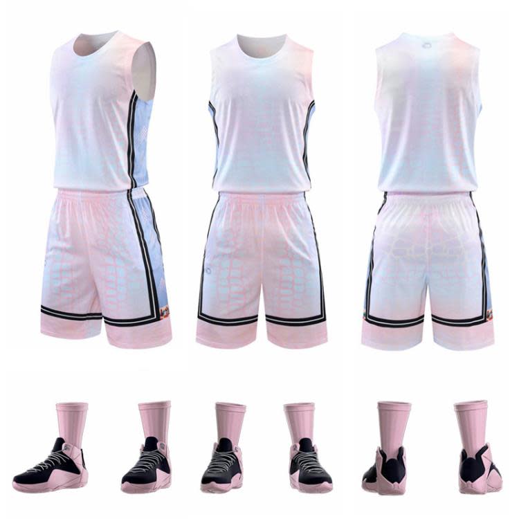 背心 新款成人籃球服套裝男女透氣吸汗耐穿運動服訓練球衣比賽服夏-細節圖3