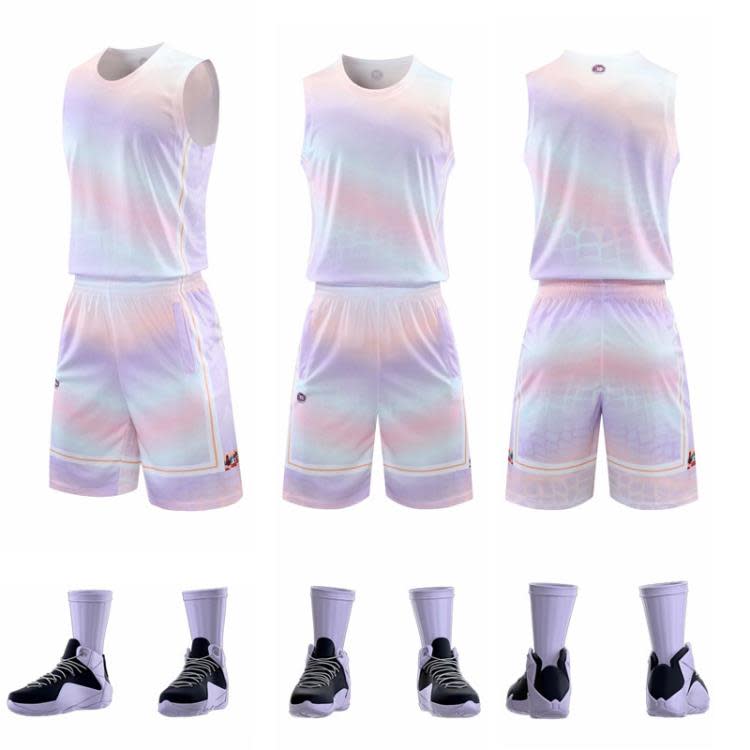 背心 新款成人籃球服套裝男女透氣吸汗耐穿運動服訓練球衣比賽服夏-細節圖7