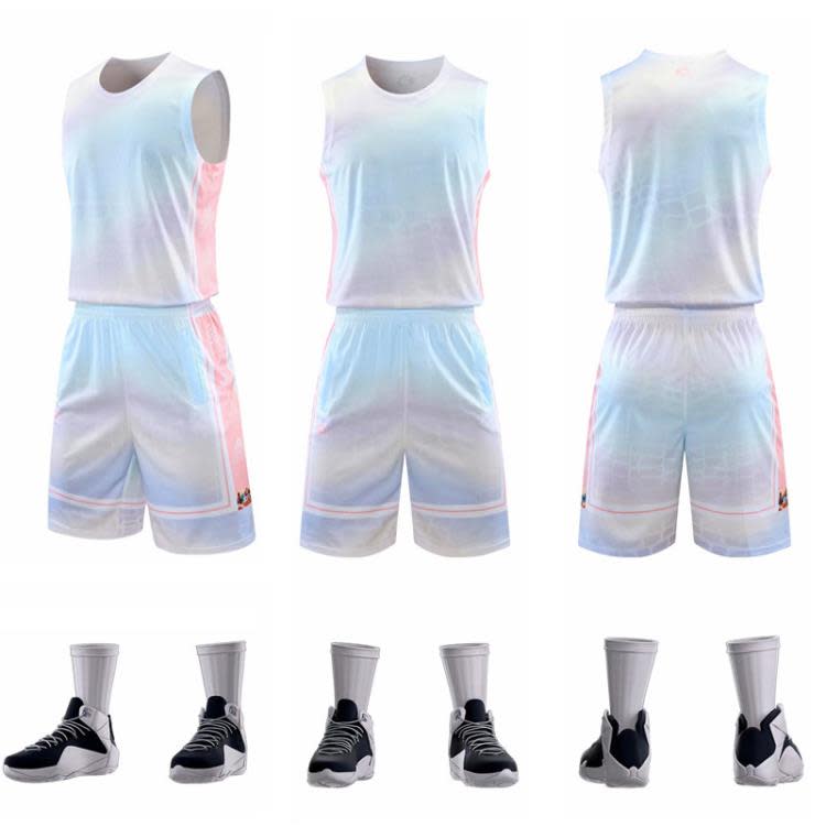 背心 新款成人籃球服套裝男女透氣吸汗耐穿運動服訓練球衣比賽服夏-細節圖8