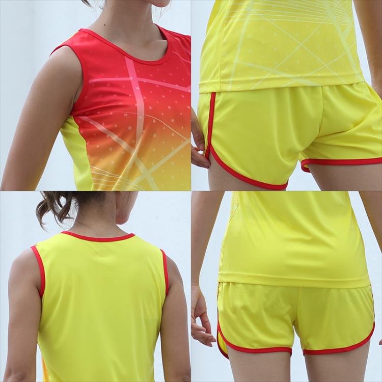 背心 闐徑套裝運動服男耐穿夏季跑步學生運動訓練馬拉松跑步套裝女-細節圖4
