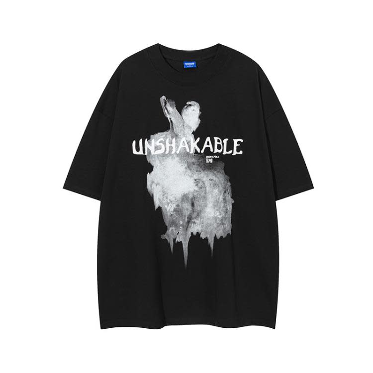 UN-U09 300G雙紗版型 100%棉 黑色 白色 桃紅 M-XL-細節圖6