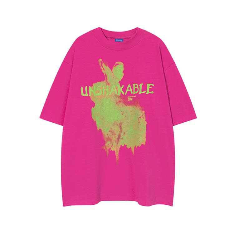 UN-U09 300G雙紗版型 100%棉 黑色 白色 桃紅 M-XL-細節圖7