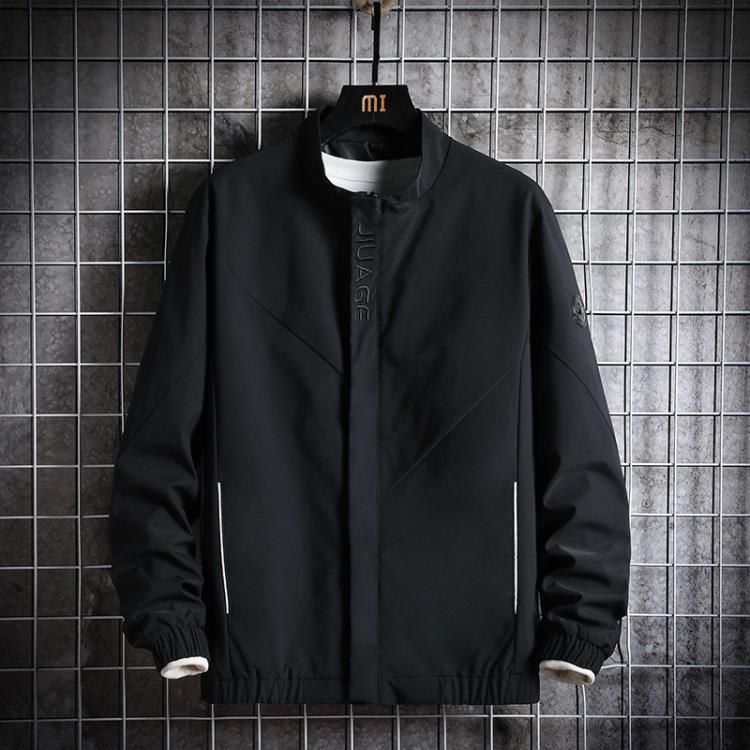 夾克 外套男士2023春秋季新款工裝男裝潮牌休閒男款可印制LOGO-細節圖6