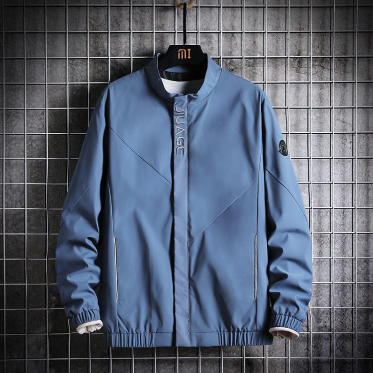 夾克 外套男士2023春秋季新款工裝男裝潮牌休閒男款可印制LOGO-細節圖7
