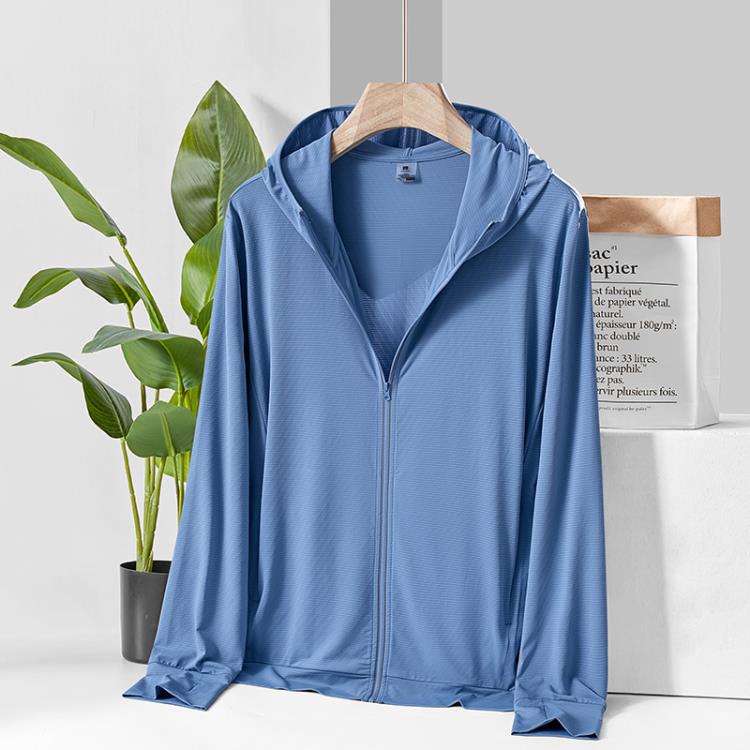 pf50 冰絲防曬衣女2023新款夏季防紫外線透氣釣魚防曬服男外套衫-細節圖2