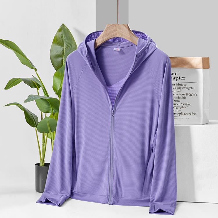 pf50 冰絲防曬衣女2023新款夏季防紫外線透氣釣魚防曬服男外套衫-細節圖4