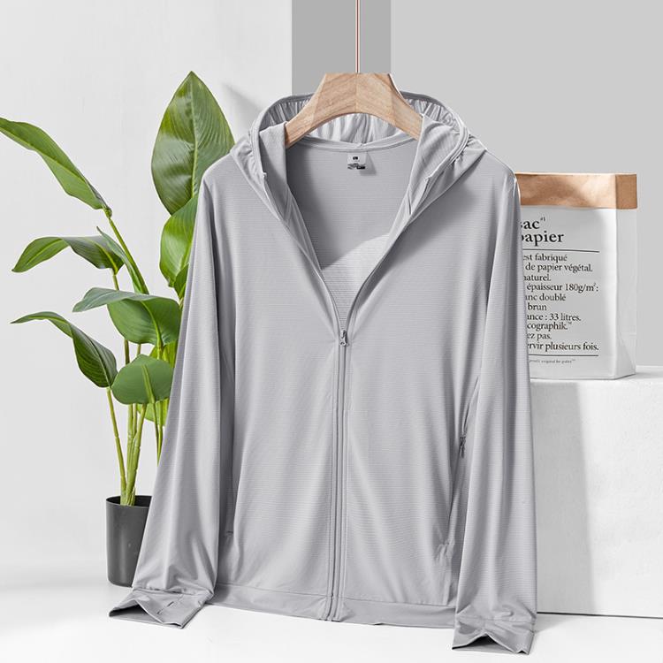 pf50 冰絲防曬衣女2023新款夏季防紫外線透氣釣魚防曬服男外套衫-細節圖6