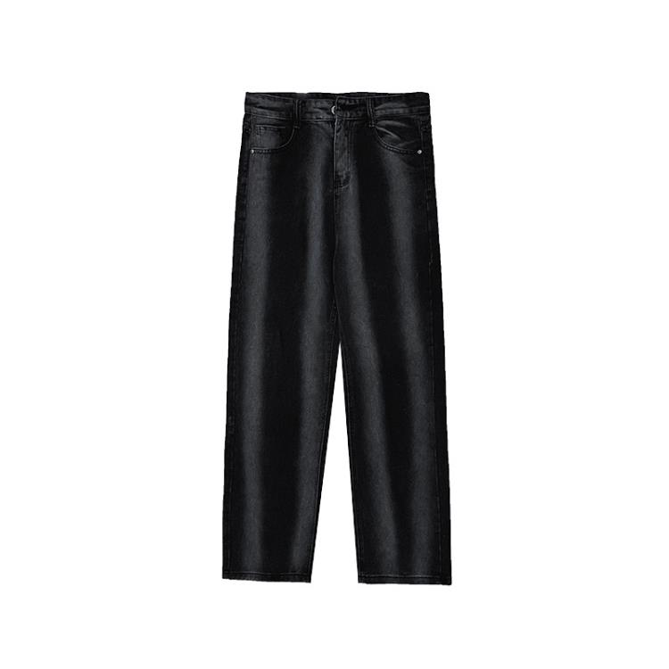 秋季新品牛仔褲男 高街ins潮牌美式褲子薄款直筒寬松闊腿休閒長褲-細節圖5