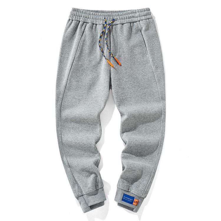 休閒褲 新款秋冬季褲子純棉運動褲男女運動寬松束腳潮流百搭衛褲-細節圖4