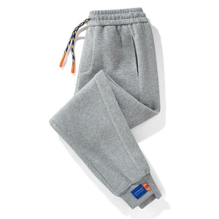 休閒褲 新款秋冬季褲子純棉運動褲男女運動寬松束腳潮流百搭衛褲-細節圖8