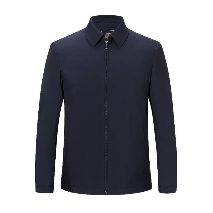 冬季新款中年男士羽絨服短款加厚保暖爸爸冬裝時尚休閒夾克外套男-細節圖5