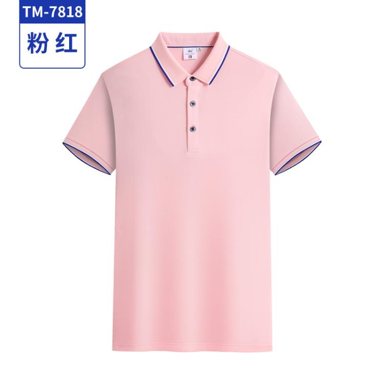短袖T恤 男女polo衫工作服訂製企業工衣團建文化廣告衫刺繡印logo-細節圖6