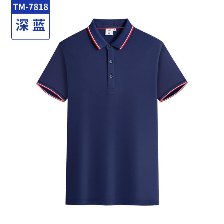 短袖T恤 男女polo衫工作服訂製企業工衣團建文化廣告衫刺繡印logo-細節圖7