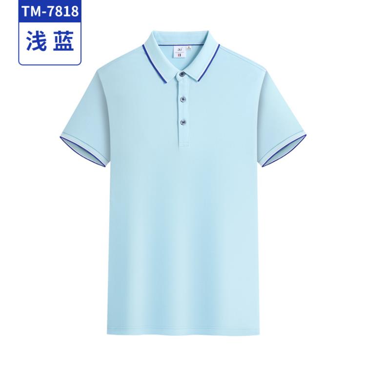 短袖T恤 男女polo衫工作服訂製企業工衣團建文化廣告衫刺繡印logo-細節圖8