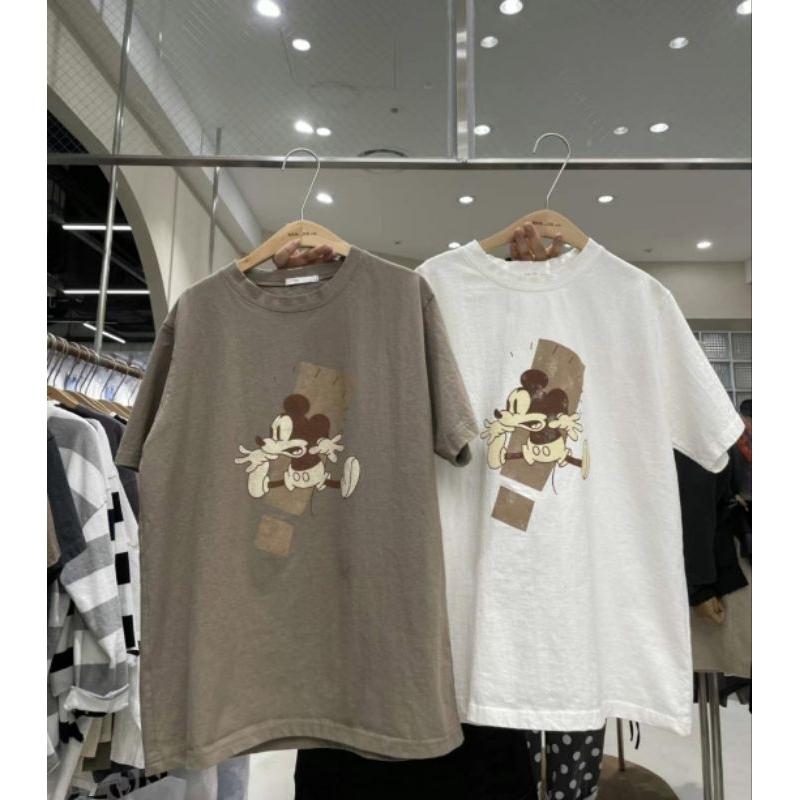[現貨] 韓國連線 米奇復古風短袖T恤 4col. 𝙍𝙚𝙮＇𝙨 𝙘𝙤𝙡𝙡𝙚𝙘𝙩𝙞𝙤𝙣 女生上衣-細節圖4