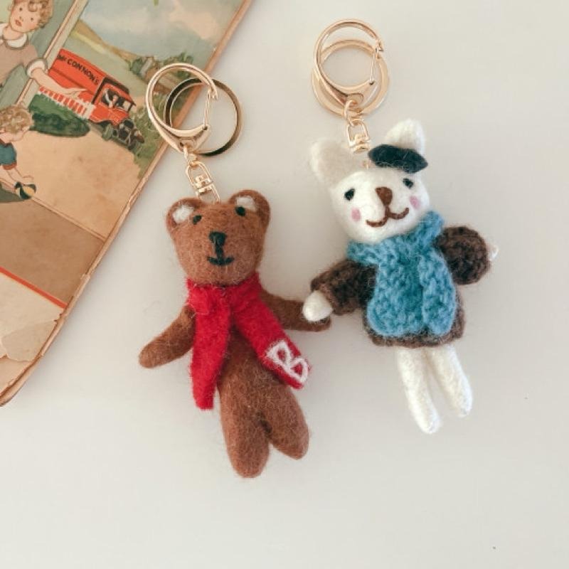 現貨 韓國尼泊爾手工羊毛氈吊飾-細節圖2