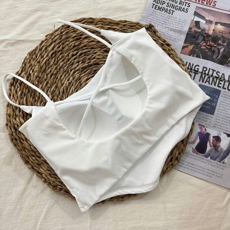 現貨 韓國涼感交叉美背背心bratop 黑/白-細節圖3