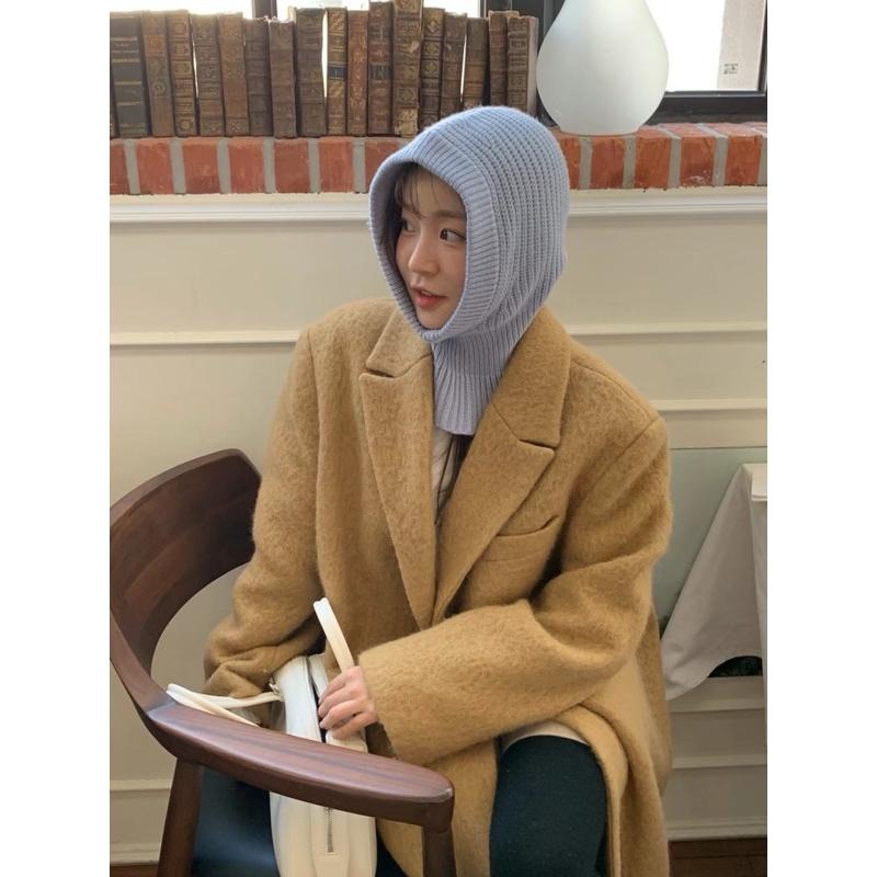 現貨 韓國巴拉克拉羊毛帽 灰-細節圖7