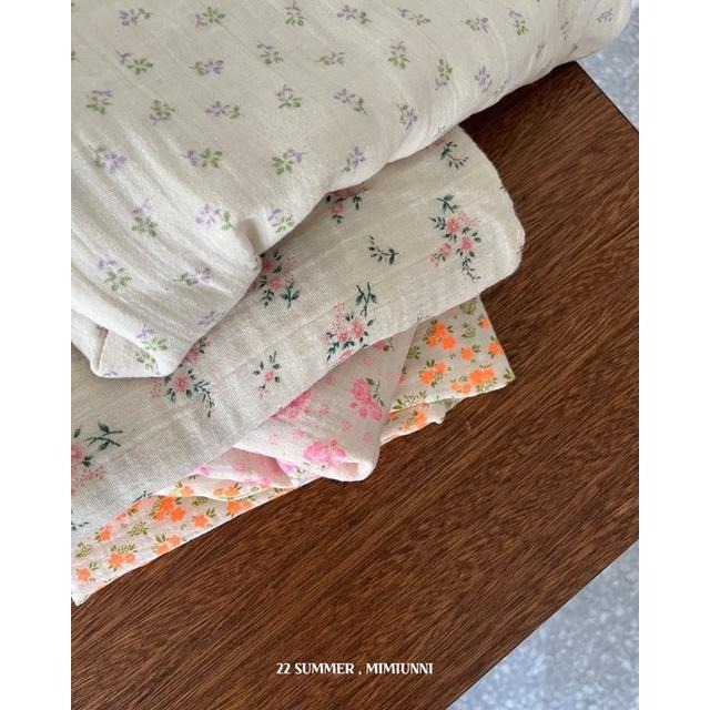 現貨 韓國舒適碎花四季薄毯 紫-細節圖2