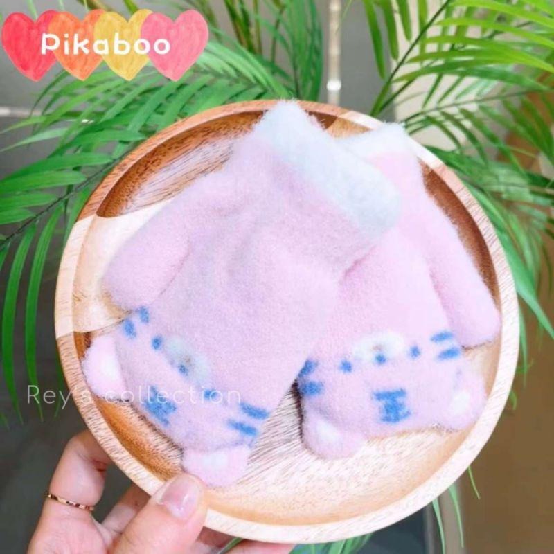 現貨 韓國 可愛小老虎絨毛保暖手套-細節圖3