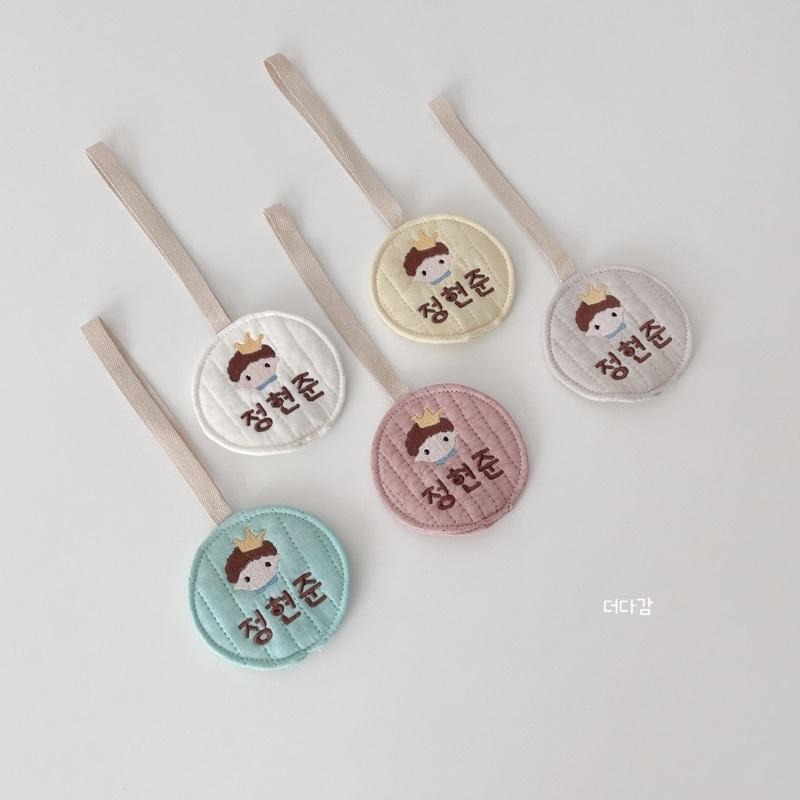 韓國客製化 幼兒園刺繡姓名標籤 圓環款-細節圖3