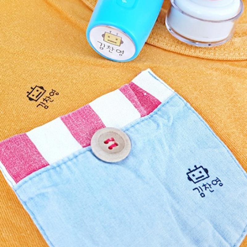 韓國客製化 幼稚園服裝布章 姓名印章 訂購前請先私訊-細節圖2