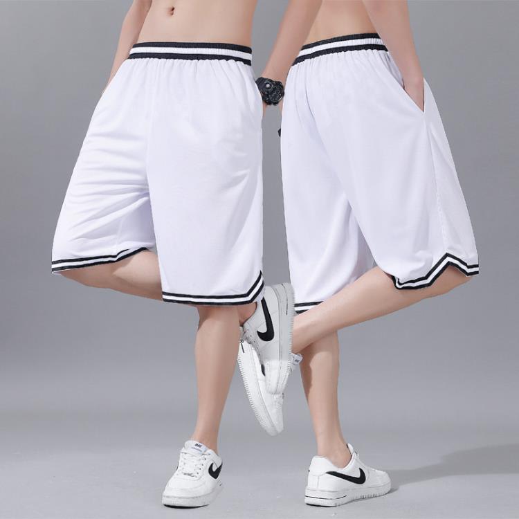籃球短褲男運動寬松夏季潮牌男生速干美式男士冰絲休閒褲子五分褲-細節圖6