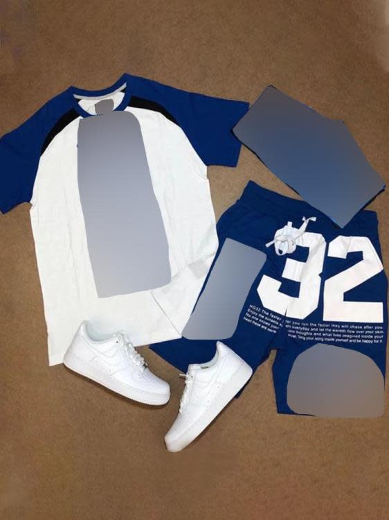 歐美夏季新款男式運動短袖套裝時尚創意3D印花休閒T恤 短褲二件套-細節圖9