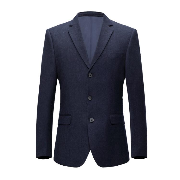 品牌西裝外套男春秋季新款單件上衣單西中年男士羊毛商務休閒西服-細節圖5