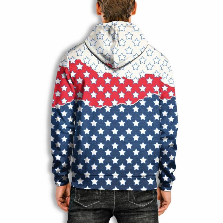 2023新款春秋3D數碼印花獨立日獨角獸男休閒寬松衛衣-細節圖4